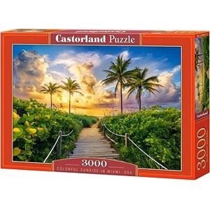 CASTORLAND Puzzle Sunrise in Miami 3000 dílků