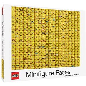 Chronicle books Puzzle LEGO® Tváre minifigúrok 1000 dielikov