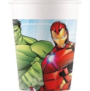 Papierové poháriky Avengers – 200 ml – 8 ks
