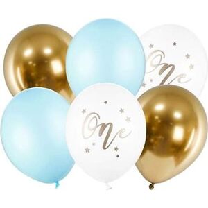 Súprava latexových balónikov – 1.narodeniny – chlapec – 6 ks – 30 cm