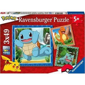 Ravensburger 055869 Vypusťte Pokémonov 3× x49 dielikov