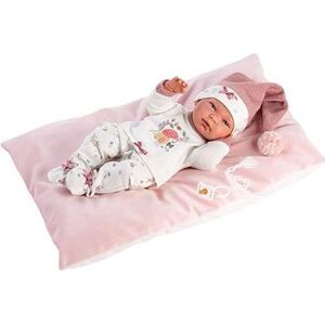 Llorens 73880 New Born Dievčatko – reálna bábika bábätko s celovinylovým telom – 40 cm