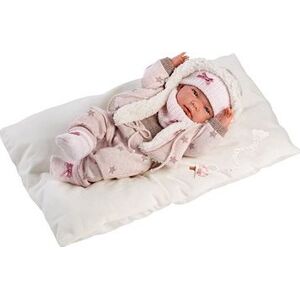 Llorens 73882 New Born Dievčatko – reálna bábika bábätko s celovinylovým telom – 40 cm