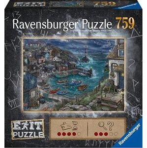 Ravensburger Puzzle 173655 Exit Puzzle: Maják Pri Prístave 759 Dielikov