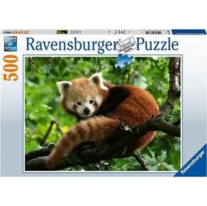Ravensburger Puzzle 173815 Panda Červená 500 Dielikov