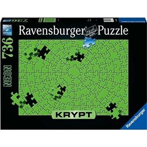 Ravensburger Puzzle 173648 Krypta Puzzle: Neónová Zelená 736 Dielikov