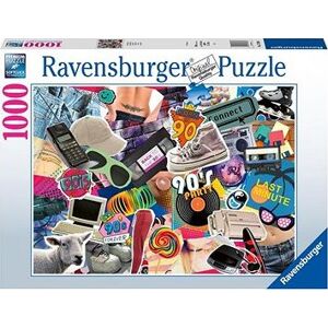 Ravensburger Puzzle 173884 90. roky 1000 Dielikov