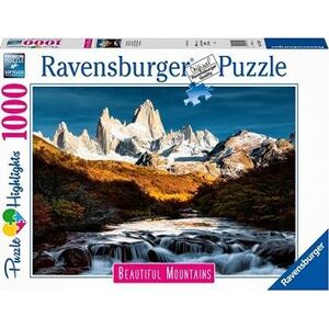 Ravensburger Puzzle 173150 Dych berúce hory: Mount Fitz Roy, Patagónia 1000 Dielikov