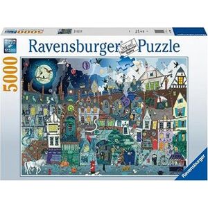 Ravensburger Puzzle 173990 Fantasy, Viktoriánska Ulica 5000 Dielikov