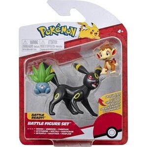 Pokémon – Battle Figure Set – 3PK: Chimchar, Oddish, Umbreon