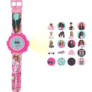 Lexibook Digitálne premietacie hodinky Barbie s 20 obrázkami na premietanie