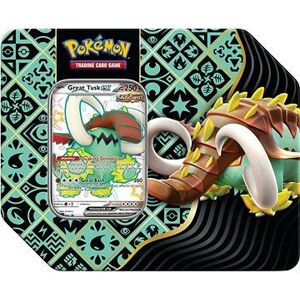 Pokémon TCG: SV4.5 Paldean Fates – Premium Tin – Great Tusk ex