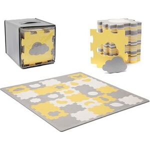 Kinderkraft Select Podložka penové puzzle Luno 185 × 165 cm Yellow 30 ks