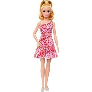 Barbie Modelka – Ružové kvetinové šaty