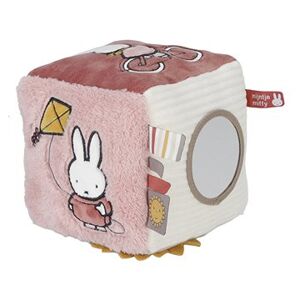 Kocka textilný zajačik Miffy Fluffy Pink