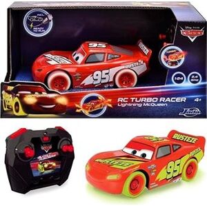 Dickie RC Cars Blesk McQueen Turbo Glow Racers, 2 kanály