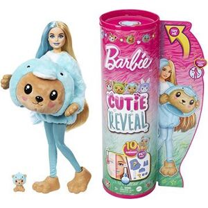 Barbie Cutie Reveal Barbie v kostýme – Medvedík v modrom kostýme delfína
