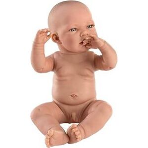 Llorens 84301 New Born Chlapček – reálna bábika bábätko s celovinylovým telom – 43 cm