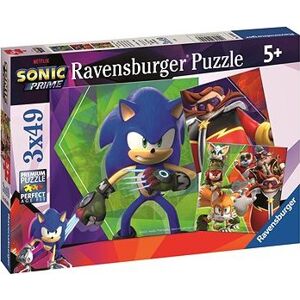 Ravensburger 56958 Sonic Prime 3 × 49 dielikov