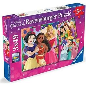 Ravensburger 120010685 Disney: Princezné z rozprávok 3 × 49 dielikov