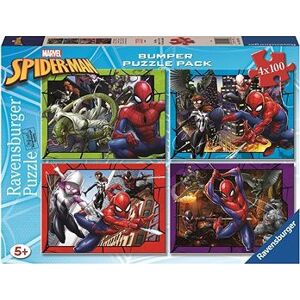 Ravensburger 120010760 Marvel: Spider-Man 4× 100 dielikov