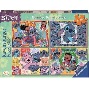 Ravensburger 057313 Disney: Stitch 4× 100 dielikov