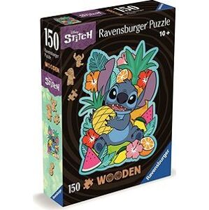 Ravensburger 120007586 Drevené puzzle Disney: Stitch