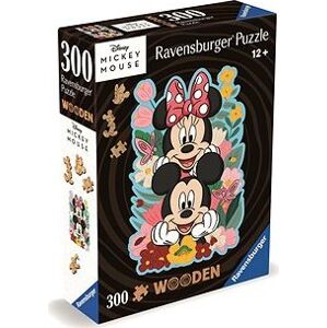 Ravensburger 120007623 Drevené puzzle Disney: Mickey a Minnie