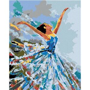 Maľovanie podľa čísel – Tancujúca baletka