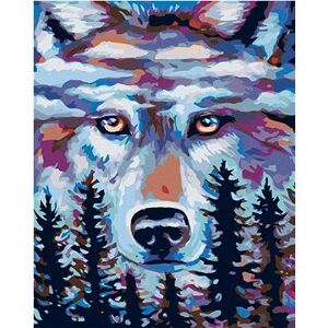 Maľovanie podľa čísel – Vlk strážca lesov