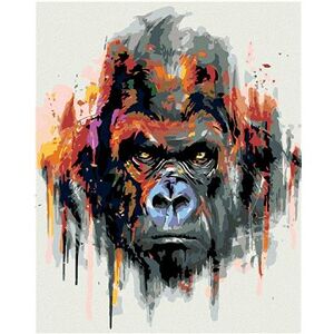 Maľovanie podľa čísel – Gorila