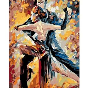 Maľovanie podľa čísel – Tanečný pár