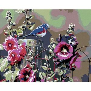 Maľovanie podľa čísel – Kvitnúci ibištek