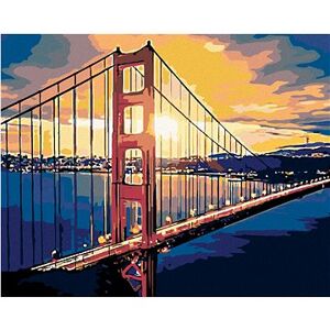 Maľovanie podľa čísel – Most a východ slnka
