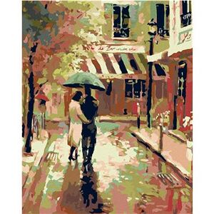 Maľovanie podľa čísel – Prechádzka v daždi