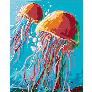 Maľovanie podľa čísel – Medúzy