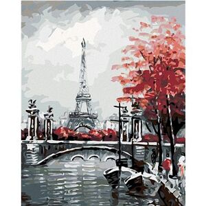 Maľovanie podľa čísel – Eiffelovka od rieky