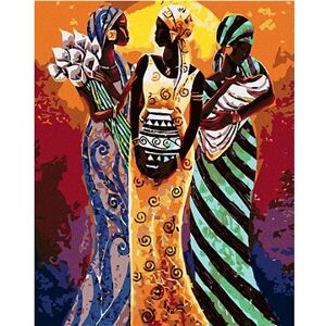 Maľovanie podľa čísel – Tri africké ženy