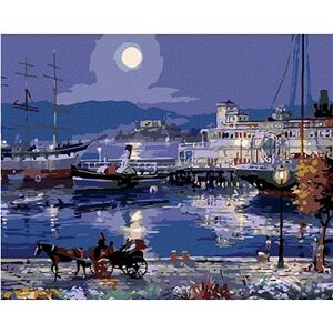 Maľovanie podľa čísel – Nočný prístav