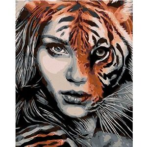 Maľovanie podľa čísel – Tigria žena