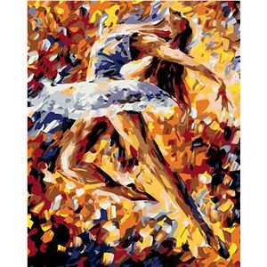 Maľovanie podľa čísel – Krásna baletka vo farbách