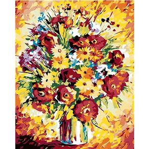 Maľovanie podľa čísel – Veľká kytica lúčnych kvetov