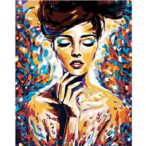Maľovanie podľa čísel – Žena vo farbách