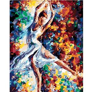 Maľovanie podľa čísel – Tanečnica vo farbách