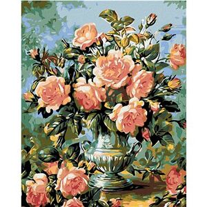 Maľovanie podľa čísel – Krásne ružové ruže