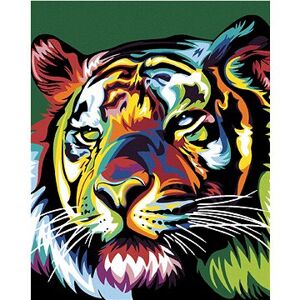 Maľovanie podľa čísel – Farebný tiger