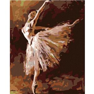 Maľovanie podľa čísel – Baletka stojaca na jednej nohe