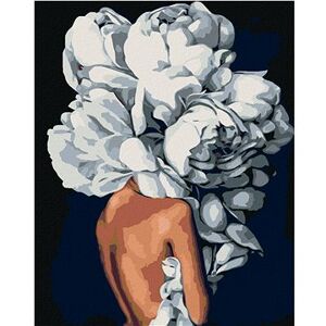 Maľovanie podľa čísel – Žena za kvetinou