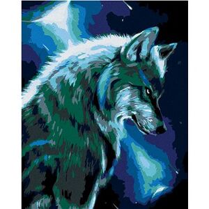 Maľovanie podľa čísel – Svietiaci vlk