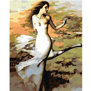 Maľovanie podľa čísel – Tančiaca žena v bielom